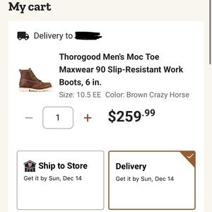 BNWT Thorogood Men's Brown Maxwear Boots 10.5